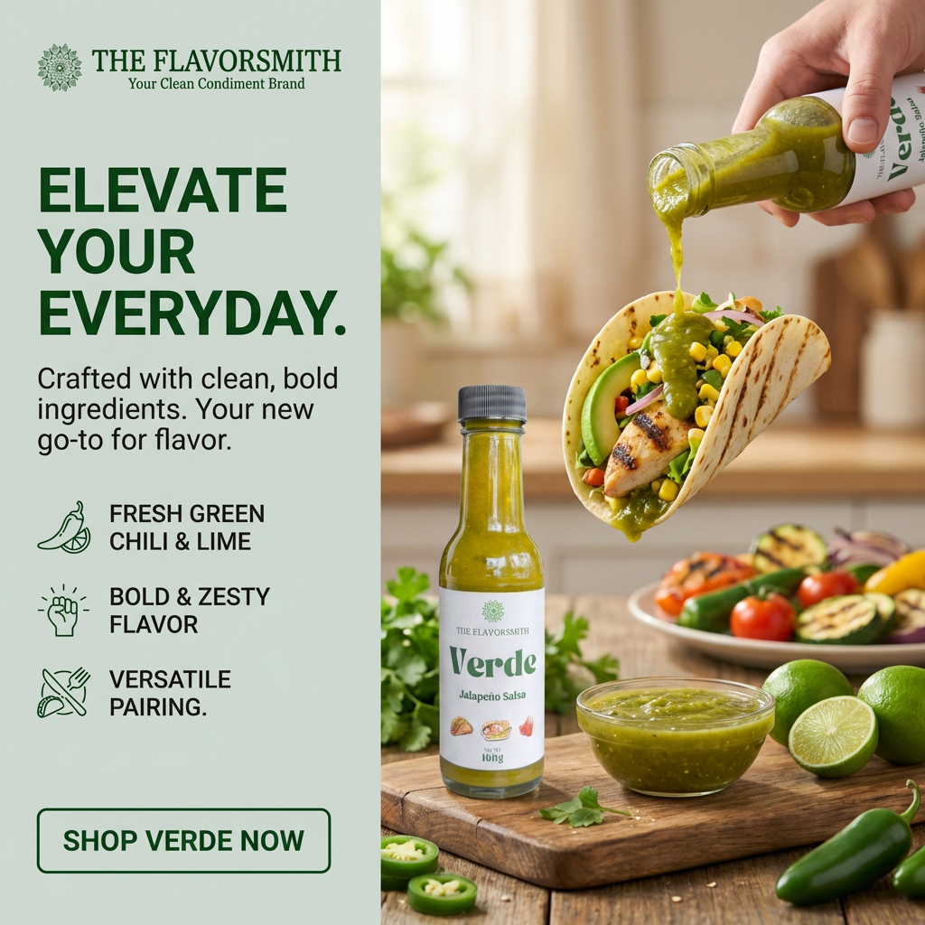 Verde – Fresh, Zesty Green Chilli Sauce