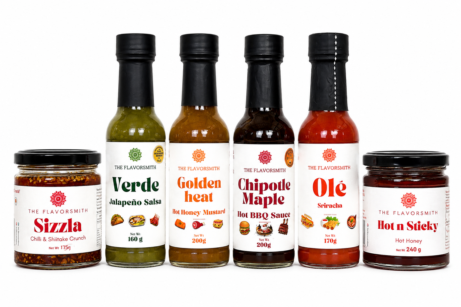 The All sauce range