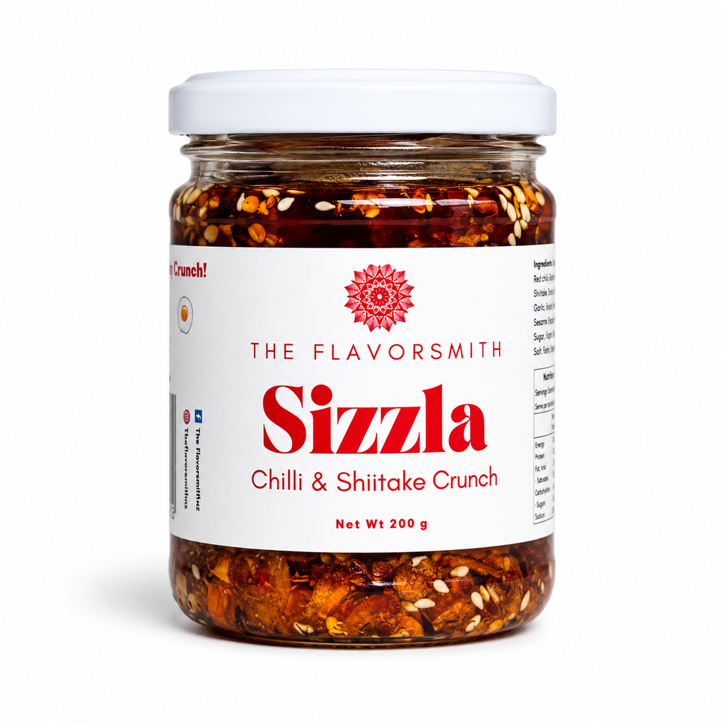 Sizzla : Chilli & Shiitake Crunch – Chilli Crisp NZ