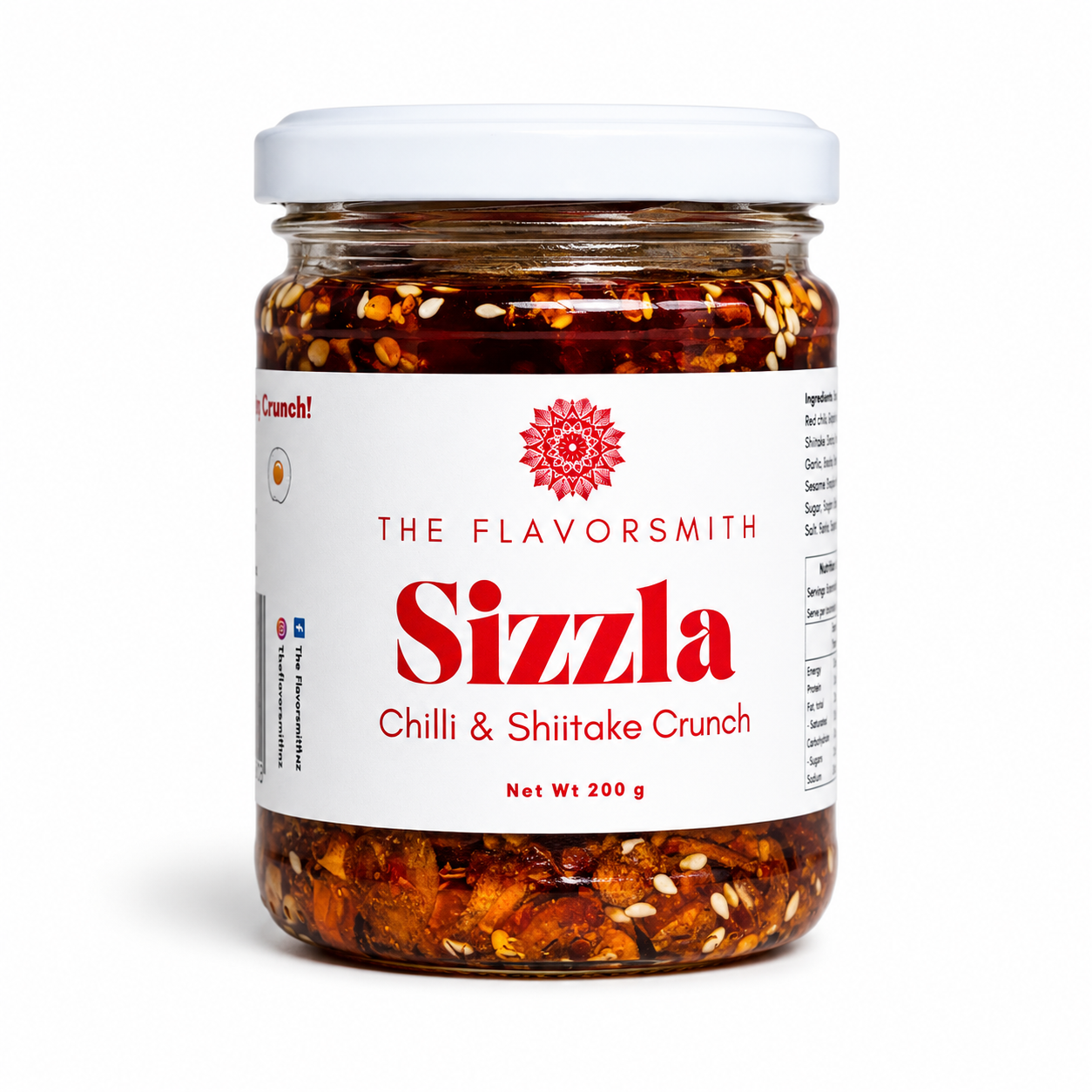 Sizzla : Chilli & Shiitake Crunch – Chilli Crisp NZ