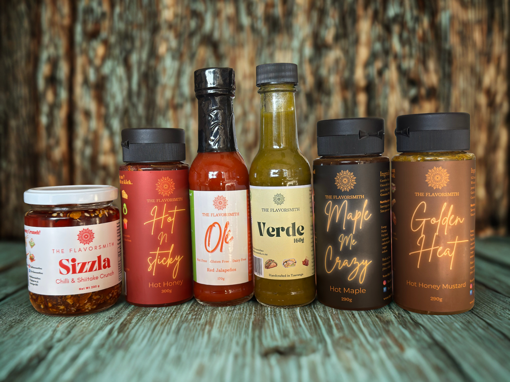 The All sauce range